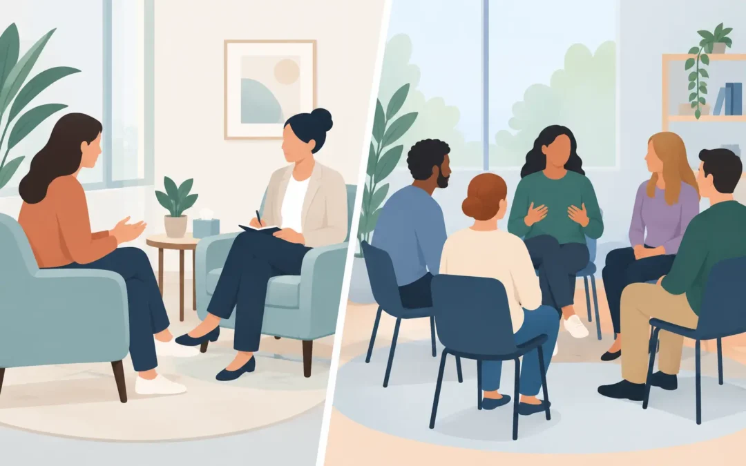 Individual Therapy Versus Group Therapy Explained